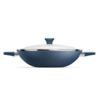 Wok Intense 32 Cm com Alça Azul Euro Cozinha Antiaderente