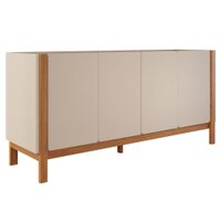 Buffet Balcao 4 Portas MDF 170 cm 22183 Off White NATUEM