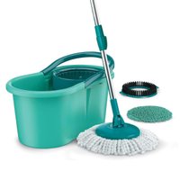 MOP Giratório 3 em 1 Flashlimp Limpeza Casa Verde Uso Doméstico