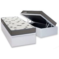 Cama Box Baú CRC Solt +Colchão D33 Espuma Light Ortobom 88