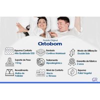 Cama Box Baú CRC Solt +Colchão Espuma D33 Light Ortobom 88
