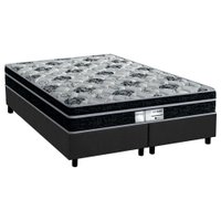 Cama Box CRC Queen +Colchão Molas Born Probel 158x198