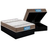 Cama Box Baú CRC Queen +Colchão D33 Ortopédico Intense Probel -