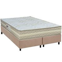 Cama Box CRC Queen +Colchão Ortopédico D65 Master Paropas -
