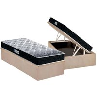Cama Box Baú CRC Solt +Colchão D33 Ortopédico Tech1500 Probel 88