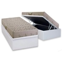 Cama Box Baú CRC Solt +Colchão Espuma D33 Cannes Herval 88