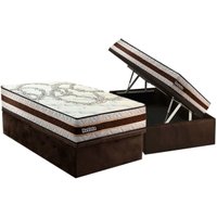 Cama Box Baú Solteiro + Colchão D45 Paropas Resiste