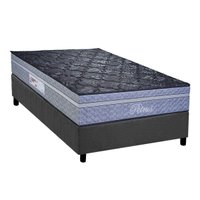 Cama Box CRC Solteiro +Colchão Molas Petrus Paropas 88x188