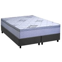 Cama Box CRC Queen +Colchão Ortopédico Gold Extra Paropas -