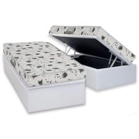 Cama Box Baú CRC Solt +Colchão Espuma D23 Sonum Herval 88
