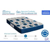 Colchão Queen Ortopédico Ortobom ISO 60 158x198x18