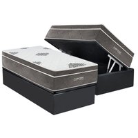 Cama Box Baú CRC Solt +Colchão Molas Essential Inovaflex -