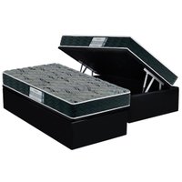 Cama Box Baú CRC Solteiro +Colchão Espuma D33 Mega Probel 88