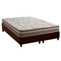 Cama Box CRC Queen +Colchão Molas Assis Herval 158x198