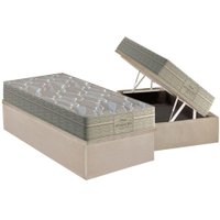 Cama Box Baú CRC Solt +Colchão D45 Ortopédico Tech2000 Probel 88