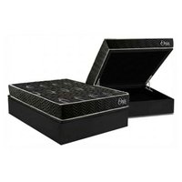 Cama Box Baú CRC Casal +Colchão Ortopédico Onix Kappesberg -