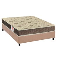 Conjunto Box Casal: Colchão Espuma Orthoflex D33 Comfortpedic + Base CRC Suede Clean (138x188)