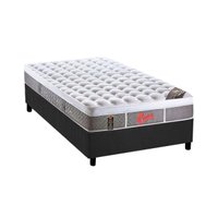 Cama Box CRC Solteiro +Colchão Molas Light Plush Castor 88