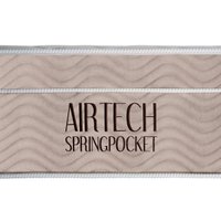 Colchão Queen Molas MasterPocket Ortobom Ensacadas Airtech 158x198x35