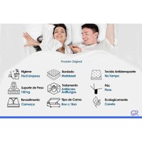 Cama Box Baú CRC Solt +Colchão Ortopédico Ultra Paropas -
