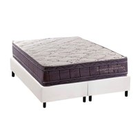 Cama Box CRC King +Colchão Molas Inverno Verão Kappesberg -