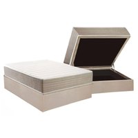 Cama Box Baú CRC Casal +Colchão Ortopédico Carmine Kappesberg -