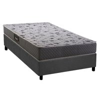 Cama Box CRC Solteiro +Colchão Ortopédico Black Herval 88