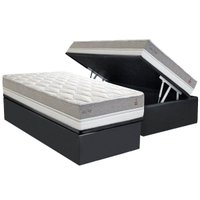 Cama Box Baú CRC Solteiro +Colchão Molas C1672 Herval 88x188