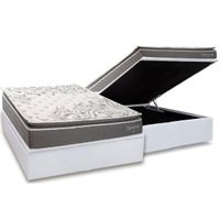 Cama Box Baú CRC Casal +Colchão Molas Serene Kappesberg 138