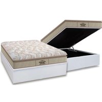 Cama Box Baú CRC Casal +Colchão D33 Ortopédico Extreme Probel -
