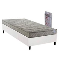Cama Box CRC Solteiro +Colchão Espuma D33 C1429 Herval 88