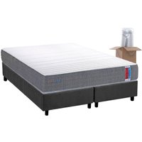 Cama Box CRC Queen +Colchão Espuma D28 Singlecore Herval 158