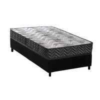 Cama Box CRC Solteiro +Colchão D45 Pasquale Wave Paropas 88