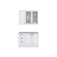 Cozinha Completa Henn 3 Peças Americana CZ125 Branco