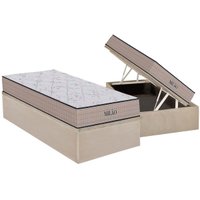Cama Box Baú CRC Solt +Colchão D33 Espuma Milão Orthoflex -
