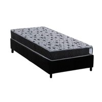 Cama Box CRC Solteiro +Colchão Ortopédico Vitre Herval 88
