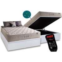 Cama Box Baú CRC Casal +Colchão c/Massagem Commodite Anjos -