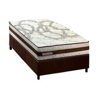 Cama Box CRC Solt +Colchão Ortopédico Resiste Hotel Paropas -