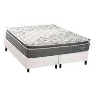 Cama Box CRC Queen +Colchão Molas Serene Kappesberg 158x198