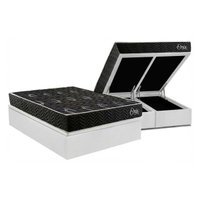 Cama Box Baú CRC Queen +Colchão Ortopédico Onix Kappesberg -
