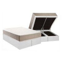 Cama Box Baú CRC Queen +Colchão Ortopédico Carmine Kappesberg -