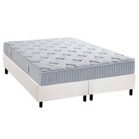 Cama Box CRC Queen +Colchão Molas Premium Herval 158x198