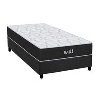 Cama Box CRC Solteiro +Colchão Espuma D45 Bari Orthoflex 88