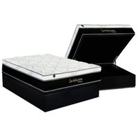 Cama Box Baú CRC Casal +Colchão Molas Master Pocket Faction Luckspuma -