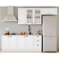 Cozinha Completa Henn 5 Peças Americana s/Pia CZ131 Branco