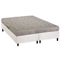 Cama Box CRC Queen +Colchão Espuma D33 Cannes Herval 158x198