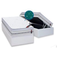 Cama Baú CRC Solteiro +Colchão Magnético Niponpedic Castor -