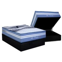Cama Box Baú CRC Casal +Colchão Molas La Confort Paropas 138