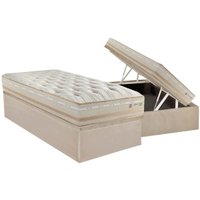 Cama Box Baú CRC Solteiro +Colchão Molas C1626 Herval 88x188