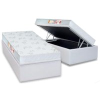 Cama Box Baú CRC Solt +Colchão D33 Sleep Max Relax Castor 88